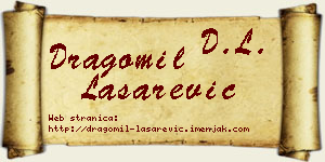Dragomil Lašarević vizit kartica